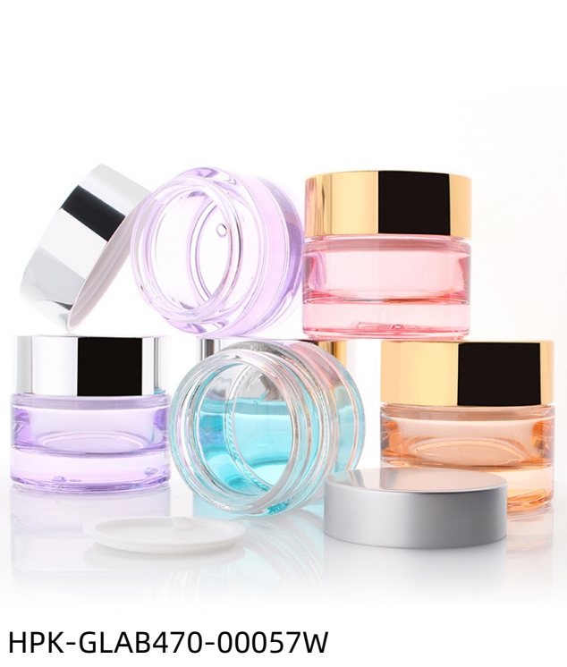 Glass Cream Jar